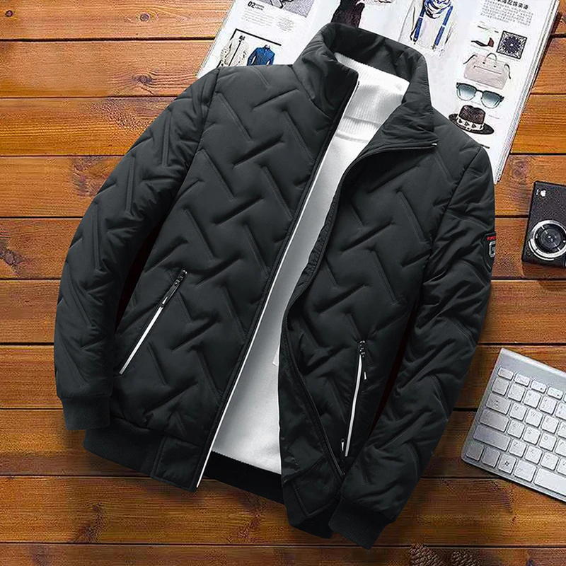 2023 Fashion New Men'S Autumn And Winter Thickened Warm Padded Jacket Black Casual Jogging Sweatshirt Street Men'S Bomber Jacket
2023 Fashion New Men'S Autumn And Winter Thickened Warm Padded Jacket Black Casual Jogging Sweatshirt Street Men'S Bomber Jacket