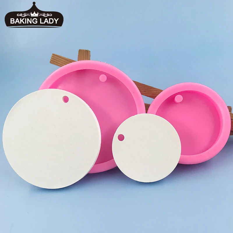 2 Sizes DIY Round/circle keychain silicone mold key ring mold epoxy resin molds for jewelry
2 Sizes DIY Round/circle keychain silicone mold key ring mold epoxy resin molds for jewelry
