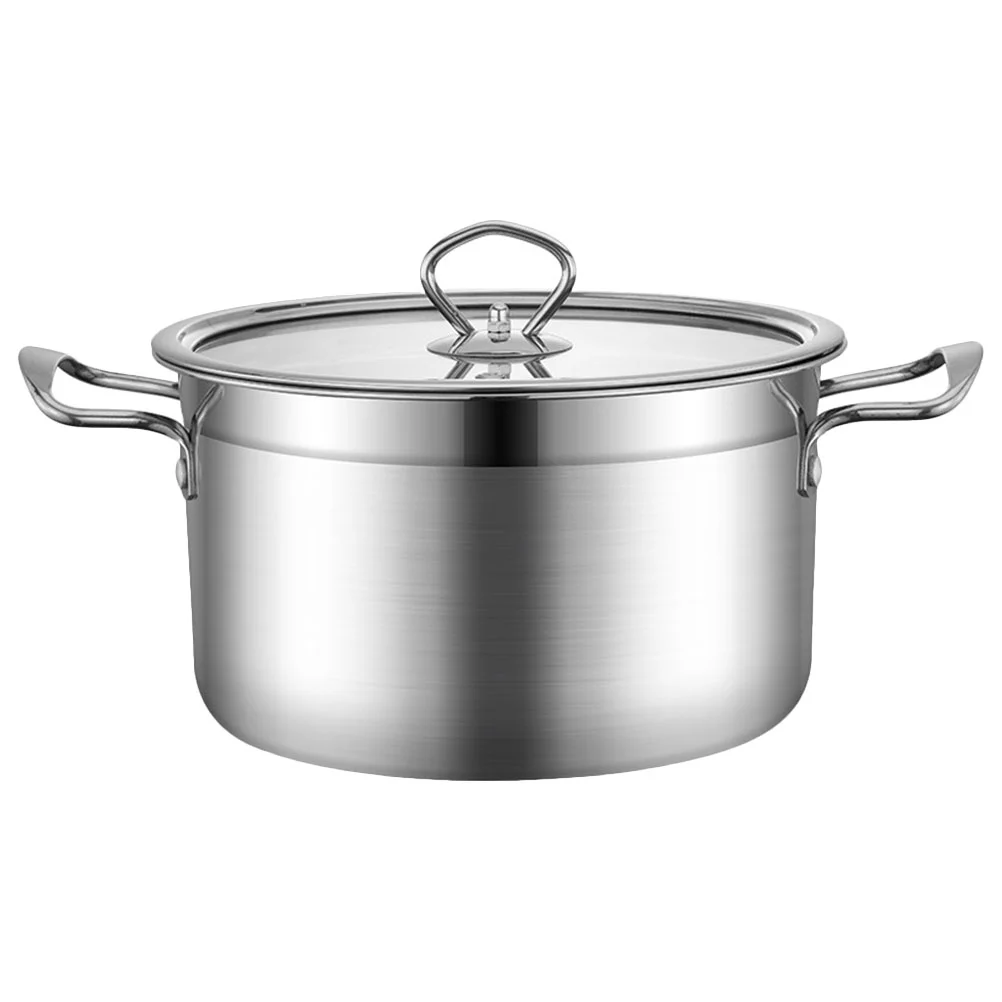 Stock Pot Stainless Steel Steamer Pot Stew Cooker Pasta Gifts Soup Pot Cooking Pot Enamel Sauce Pan
Stock Pot Stainless Steel Steamer Pot Stew Cooker Pasta Gifts Soup Pot Cooking Pot Enamel Sauce Pan