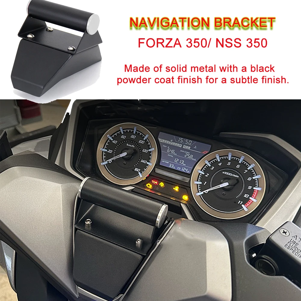 

Motorcycle GPS Navigation Stand 22MM Bracket Support For Honda Forza 350 Forza350 FORZA350 Nss350 NSS 350 New 2021 2022 2023