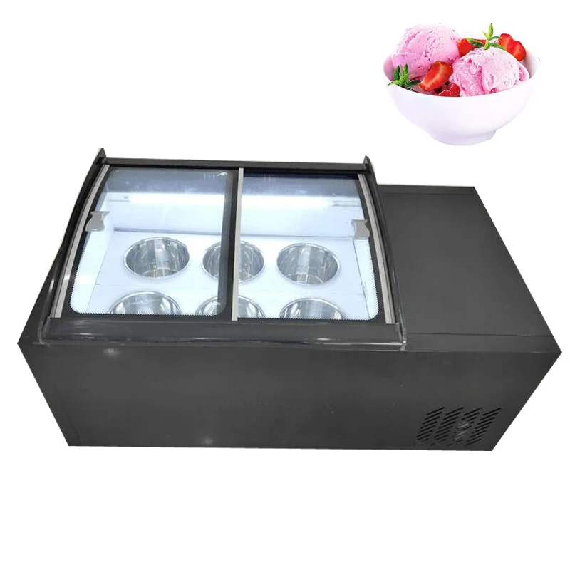 Commercial Large Capacity Ice Cream Display Cabinet Hard Ice Cream Sundae Storage Machine 190W
Commercial Large Capacity Ice Cream Display Cabinet Hard Ice Cream Sundae Storage Machine 190W