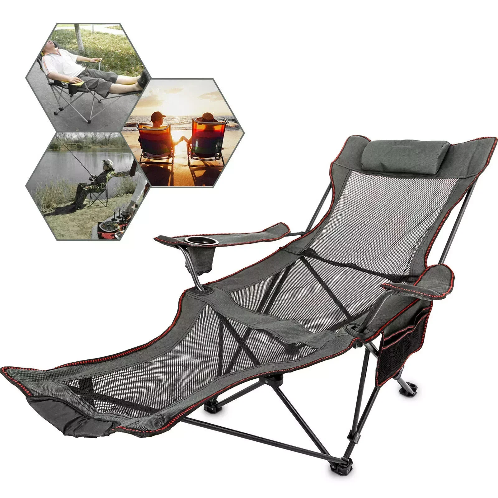 NEW2023 Reclining Folding Camping Chair with Footrest Portable Nap Chair for Outdoor Camping Fishing Foldable Beach Lounge Chair
NEW2023 Reclining Folding Camping Chair with Footrest Portable Nap Chair for Outdoor Camping Fishing Foldable Beach Lounge Chair