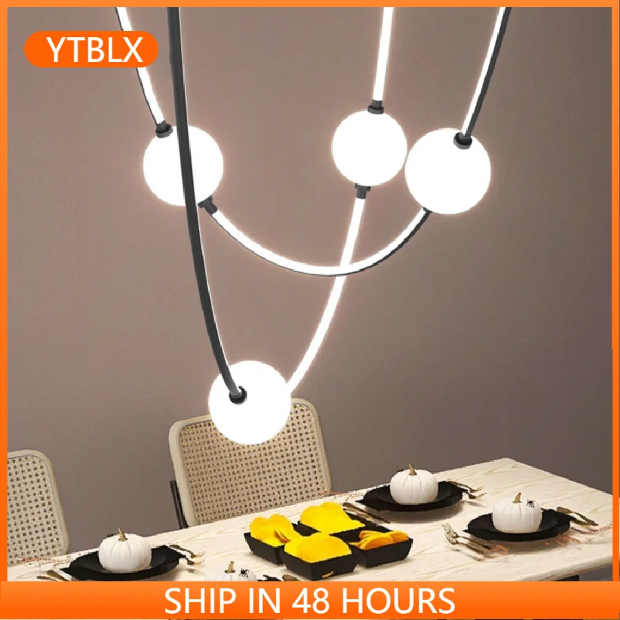 Nordic Arc Line Pendant Light For Living Room Restaurant Villa Stairwell Personality Acrylic Hanging Light Magic Bean Line Lamp
Nordic Arc Line Pendant Light For Living Room Restaurant Villa Stairwell Personality Acrylic Hanging Light Magic Bean Line Lamp