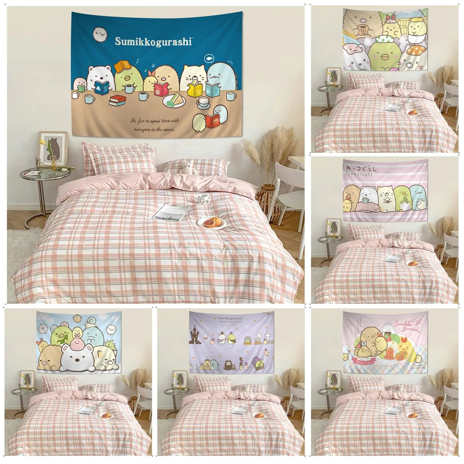 Cute Sumikko Gurashi Hippie Wall Hanging Tapestries Japanese Wall Tapestry Anime Japanese Tapestry
Cute Sumikko Gurashi Hippie Wall Hanging Tapestries Japanese Wall Tapestry Anime Japanese Tapestry