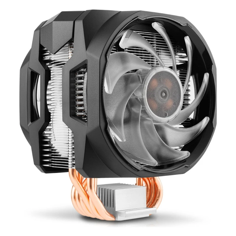 Cooler Master- T610P 6 Heatpipe CPU Cooler Radiator Double 12cm RGB PWM Fan With Controller for Intel 115x 2011 2066AMD P9JB
Cooler Master- T610P 6 Heatpipe CPU Cooler Radiator Double 12cm RGB PWM Fan With Controller for Intel 115x 2011 2066AMD P9JB