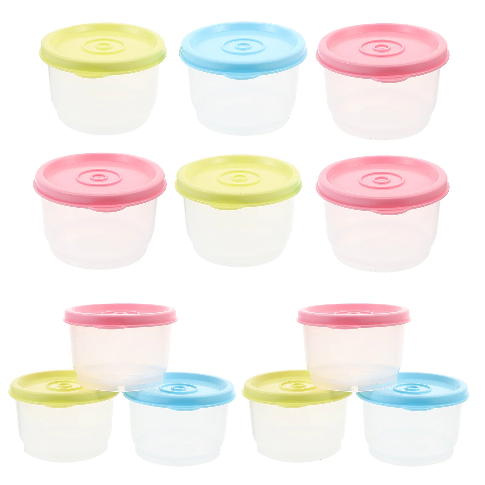 12 pcs Small Round Containers with Lids Leak-proof Food Box Reusable Storage Containers
12 pcs Small Round Containers with Lids Leak-proof Food Box Reusable Storage Containers
