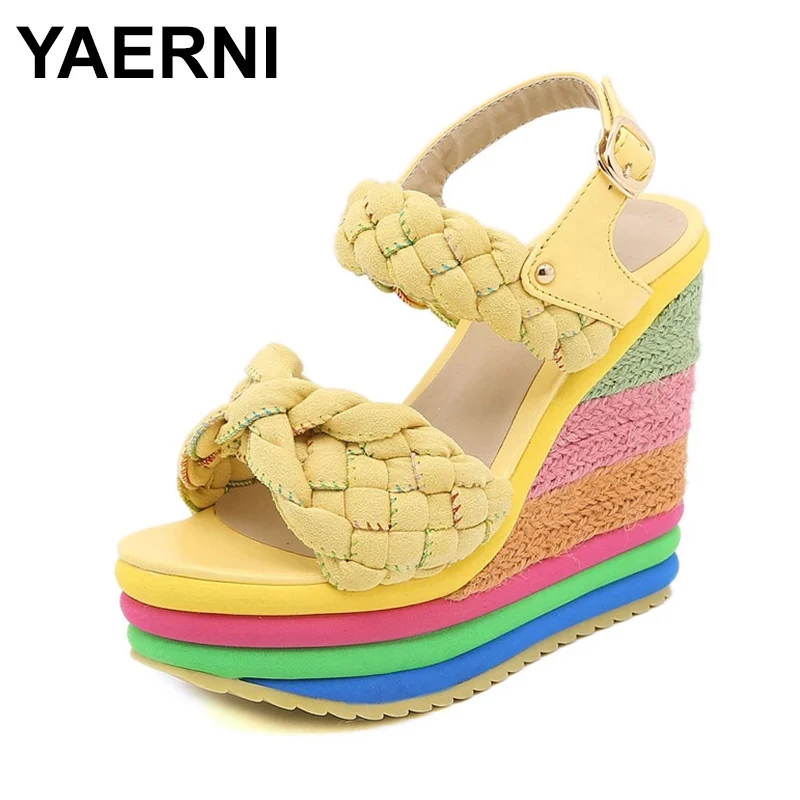 Modern Sandals Women Wedges Platform Shoes Summer Elegant Designer Party Sandalia Ladies Zapatos Plataforma De Mujer De Fiesta
Modern Sandals Women Wedges Platform Shoes Summer Elegant Designer Party Sandalia Ladies Zapatos Plataforma De Mujer De Fiesta