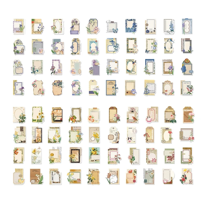 80 Sheets Memo Pads Material Paper Vintage Plant Junk Journal Scrapbooking Cards Retro Background Decoration Paper
80 Sheets Memo Pads Material Paper Vintage Plant Junk Journal Scrapbooking Cards Retro Background Decoration Paper