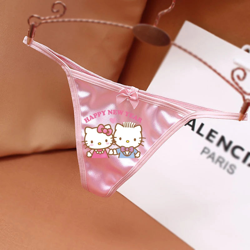 Kawaii Sanriod Anime Kuromi Melody Pochacco Kitty Satin G String Women Panties Sexy Briefs T-Back Underwear Femlae Lingerie Gift
Kawaii Sanriod Anime Kuromi Melody Pochacco Kitty Satin G String Women Panties Sexy Briefs T-Back Underwear Femlae Lingerie Gift