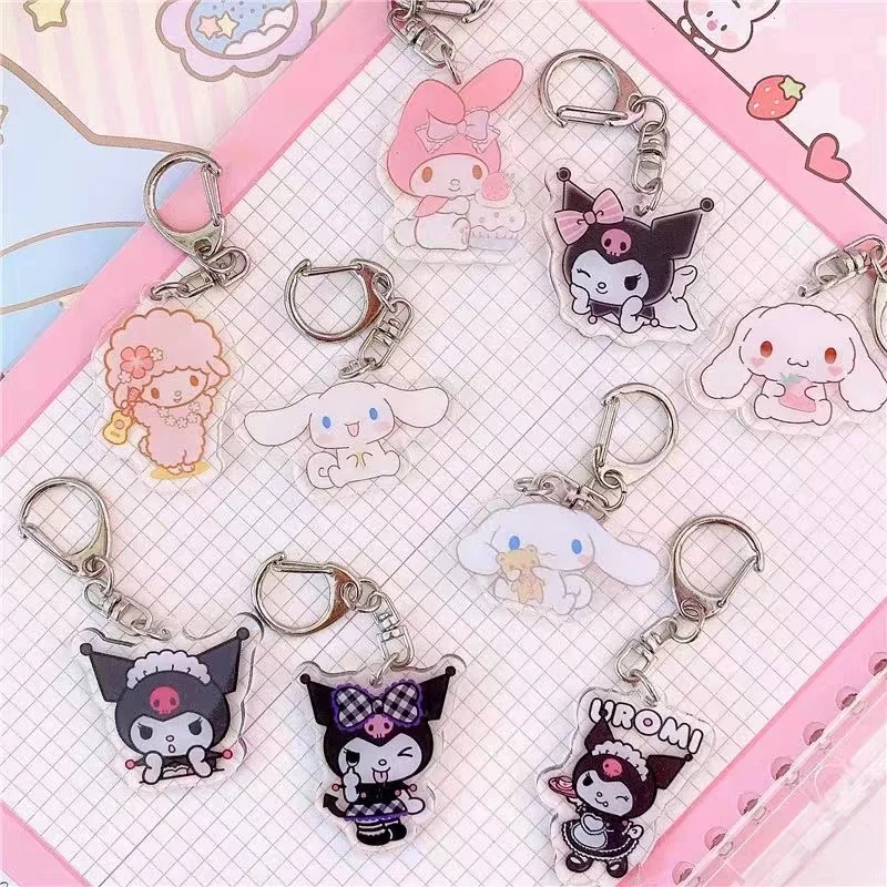 Sanrio Anime Pendant Kuromi My Melody Cinnamoroll Kawaii 3-5cm Acrylic Keychain Pendant Cute Student Bag Pendant
Sanrio Anime Pendant Kuromi My Melody Cinnamoroll Kawaii 3-5cm Acrylic Keychain Pendant Cute Student Bag Pendant
