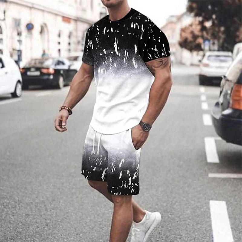 Men's T-shirt Suits Tennis Shirt Graphic Gradient Crew Neck Green Dark Gray Navy Blue Gray 3D Print Street Daily Short Sleeve Pr
Men's T-shirt Suits Tennis Shirt Graphic Gradient Crew Neck Green Dark Gray Navy Blue Gray 3D Print Street Daily Short Sleeve Pr