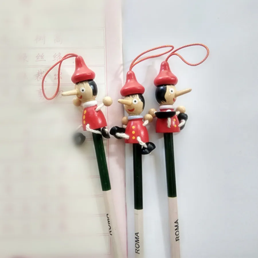 20pcs 21.7cm Wood Long nose Figures HB pensil doll kids play character model toy
20pcs 21.7cm Wood Long nose Figures HB pensil doll kids play character model toy