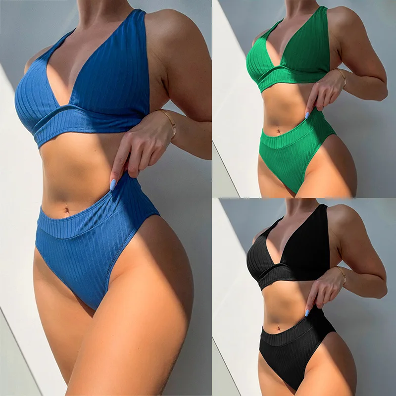 2022 Sexy New High Leg Cut Female Swimsuit Women Swimwear Two-pieces Set Micro Bikini High Waist Push Up Bikini Solid Brazilian
2022 Sexy New High Leg Cut Female Swimsuit Women Swimwear Two-pieces Set Micro Bikini High Waist Push Up Bikini Solid Brazilian