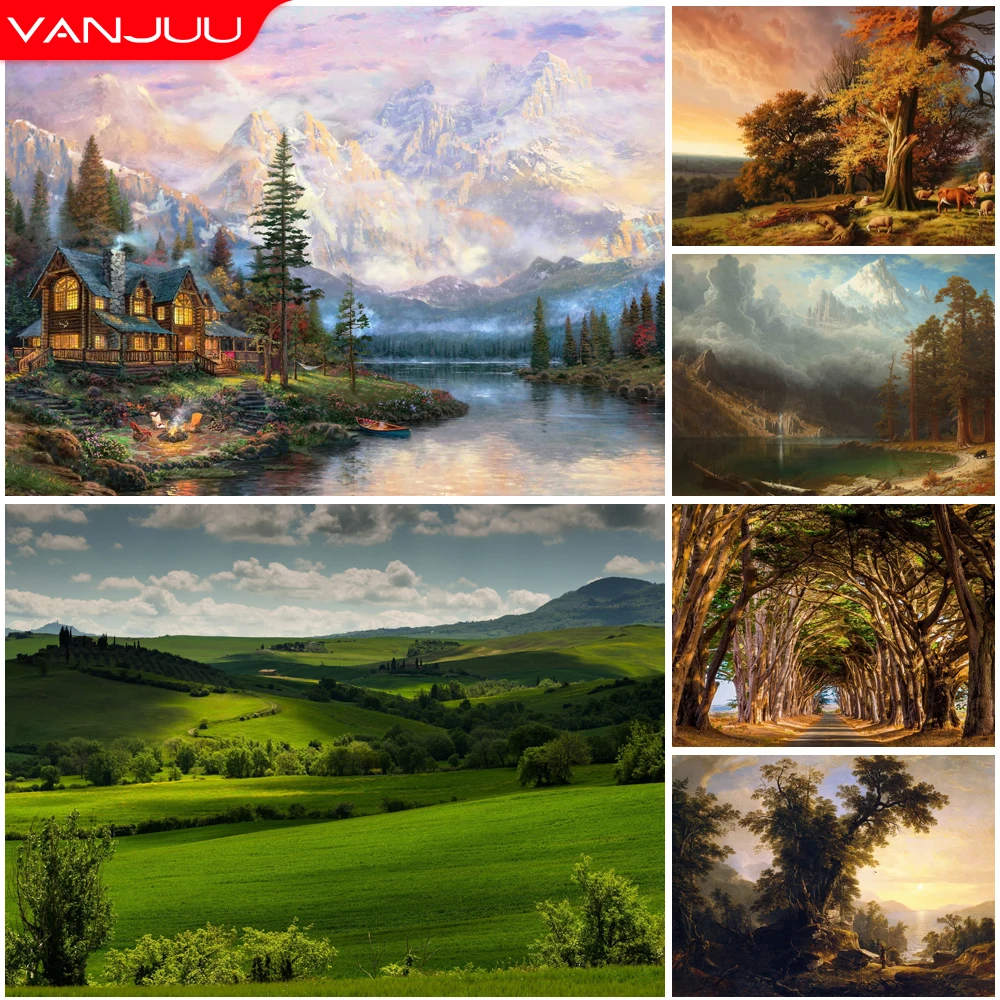 Landscape 5D Diamond Painting Forest Grassland Diamond Painting Mosaic Full Drill Diamond Embroidery Painting Home Decor
Landscape 5D Diamond Painting Forest Grassland Diamond Painting Mosaic Full Drill Diamond Embroidery Painting Home Decor