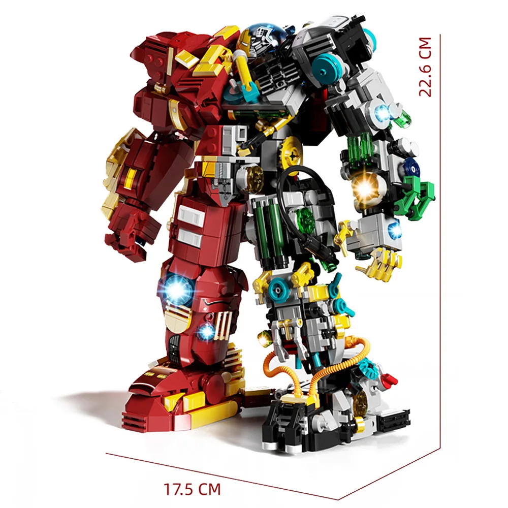 Super Robot Blocks Toys Hulked Building Bricks Heroed Mecha With Figures Model Modular Boys Kids Children Buster Lw2081 1023pcs
Super Robot Blocks Toys Hulked Building Bricks Heroed Mecha With Figures Model Modular Boys Kids Children Buster Lw2081 1023pcs
