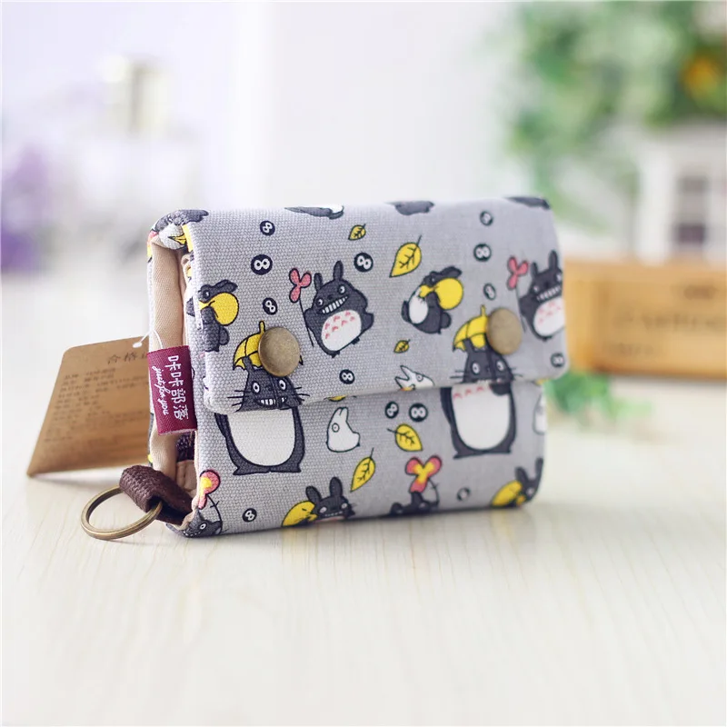 1pcs New Canvas Cartoon Totoro Cat Printed Flower Dog Women Short Wallet Cute Mini Money Key Bag Coin Pocket Purse for Children 
1pcs New Canvas Cartoon Totoro Cat Printed Flower Dog Women Short Wallet Cute Mini Money Key Bag Coin Pocket Purse for Children