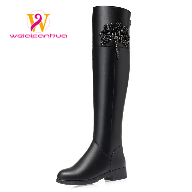 Winter boots 2022 New Leather Women's Boots 43 Warm high-heeled wool boots Women's trend cycling boots Women's knee boots
Winter boots 2022 New Leather Women's Boots 43 Warm high-heeled wool boots Women's trend cycling boots Women's knee boots