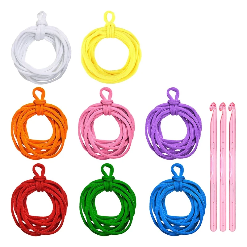 288Pcs Loom Potholder Loops Weaving Craft Loops 7 Inches Potholder Loops with 3 Pcs Crochet Hook for DIY Crafts Supplies
288Pcs Loom Potholder Loops Weaving Craft Loops 7 Inches Potholder Loops with 3 Pcs Crochet Hook for DIY Crafts Supplies