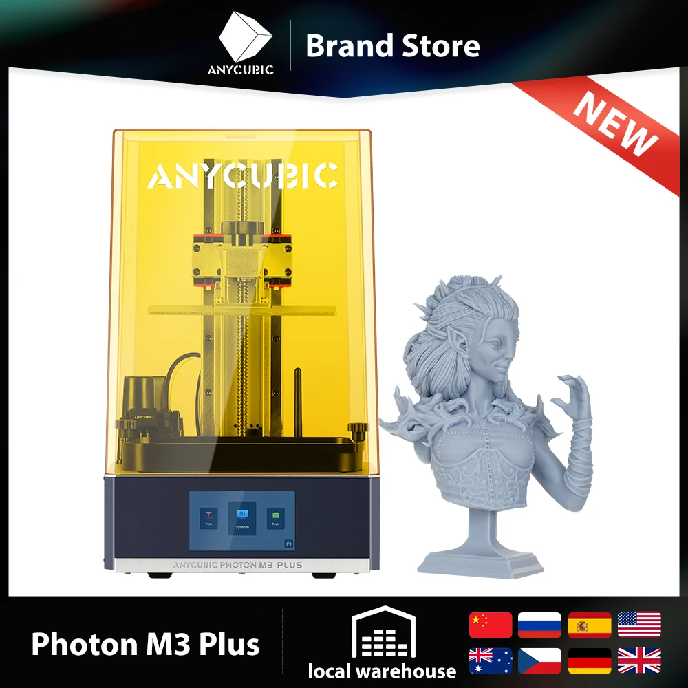 ANYCUBIC Photon M3 Plus LCD 3D Printer With 9.25‘’ 6K Screen 6L Huge Build Volume Up To 10cm/hr High Speed 3D Printing
ANYCUBIC Photon M3 Plus LCD 3D Printer With 9.25‘’ 6K Screen 6L Huge Build Volume Up To 10cm/hr High Speed 3D Printing