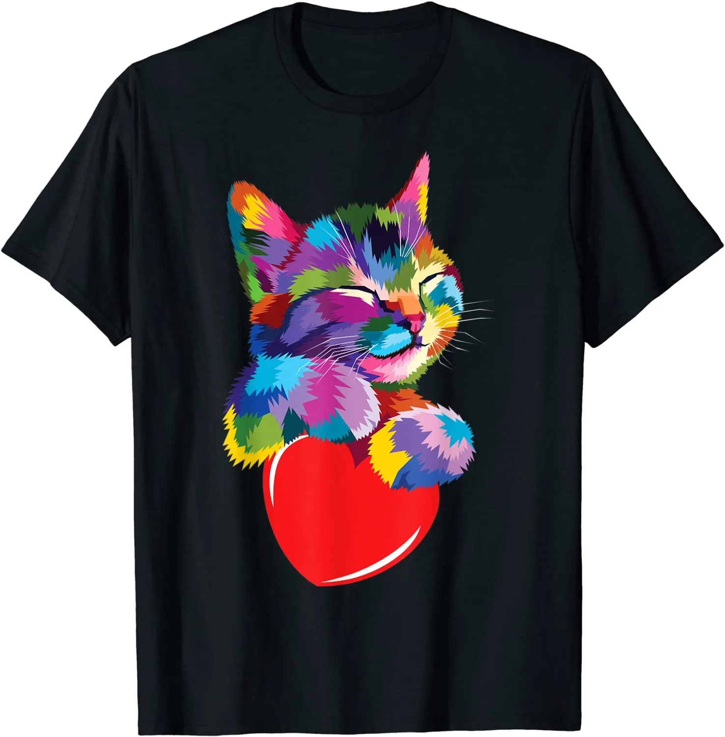 Colorful artistic cat mama graphics T-shirt cat mom lover gift Plus Size Women Cotton O Neck Kawaii Short Sleeve Top tees
Colorful artistic cat mama graphics T-shirt cat mom lover gift Plus Size Women Cotton O Neck Kawaii Short Sleeve Top tees