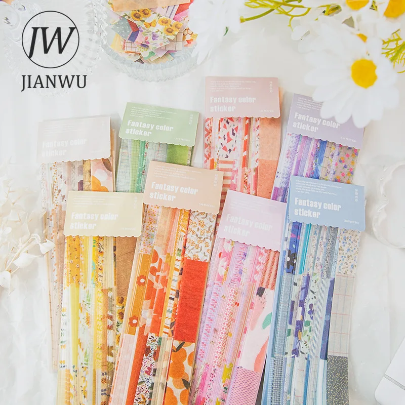 JIANWU 30 Pcs Small Fresh Long Strip Journal Sticker Pack DIY Scrapbooking Decoration Collage Material Diary Stickers Stationery
JIANWU 30 Pcs Small Fresh Long Strip Journal Sticker Pack DIY Scrapbooking Decoration Collage Material Diary Stickers Stationery