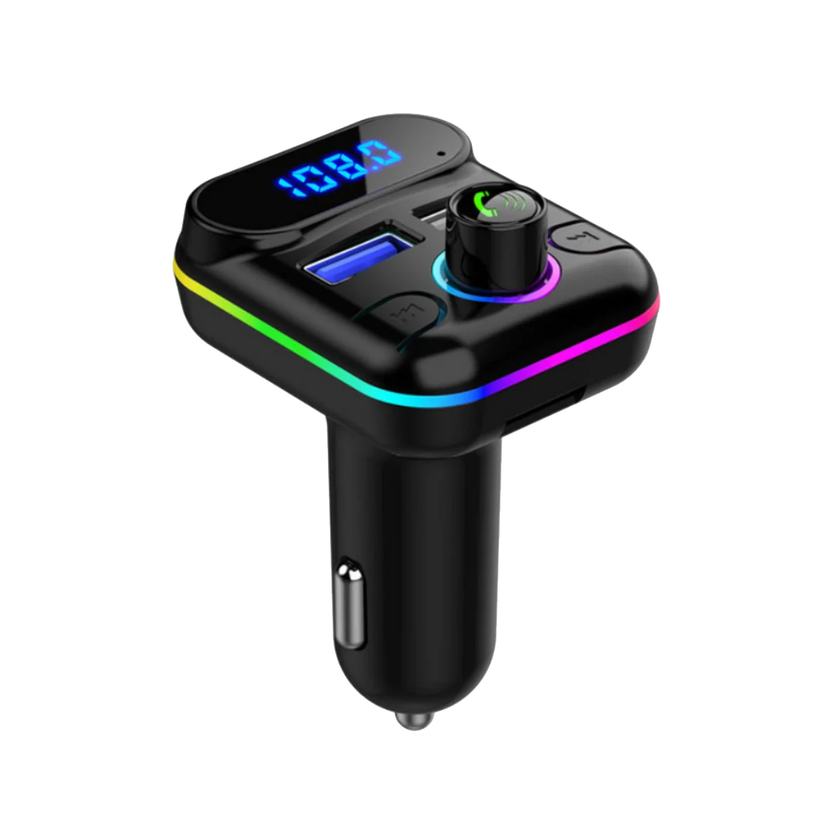 Car Hands-Free M33 Bluetooth-Compaitable 5.0 FM Transmitter Dual USB Charger Kit MP3 Modulator Player Disk Player
Car Hands-Free M33 Bluetooth-Compaitable 5.0 FM Transmitter Dual USB Charger Kit MP3 Modulator Player Disk Player