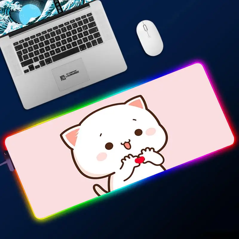Розовый персик Mochi Cat And Goma Kawaii коврик для мыши Gabinete Pc геймерский Ноутбук Геймеры Декор Ковер игровые аксессуары Rgb коврик для мыши
Розовый персик Mochi Cat And Goma Kawaii коврик для мыши Gabinete Pc геймерский Ноутбук Геймеры Декор Ковер игровые аксессуары Rgb коврик для мыши