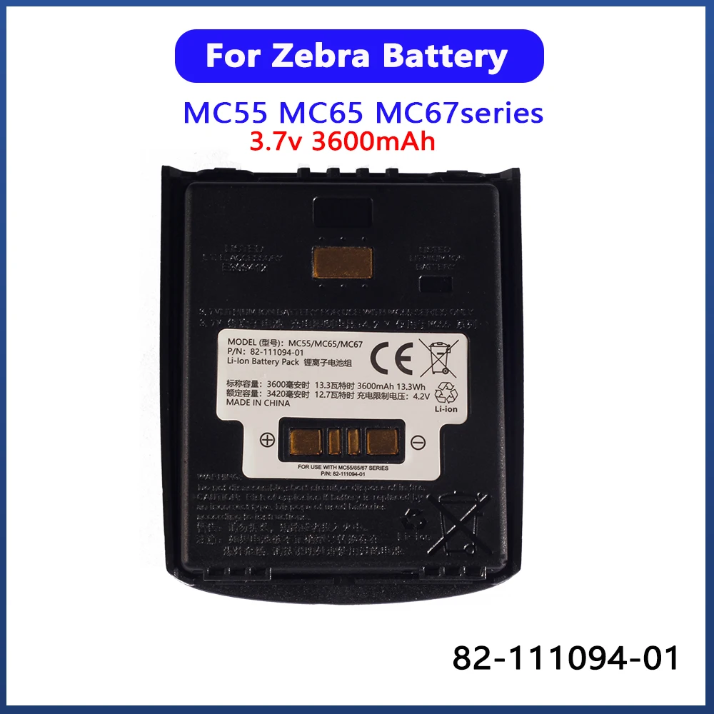 100% Новый аккумулятор для Motorola ZEBRA MC55 MC5590 MC55A0 MC65 MC67 мобильный компьютер 82-111094-01 /02 3600 мАч, супер емкость
100% Новый аккумулятор для Motorola ZEBRA MC55 MC5590 MC55A0 MC65 MC67 мобильный компьютер 82-111094-01 /02 3600 мАч, супер емкость