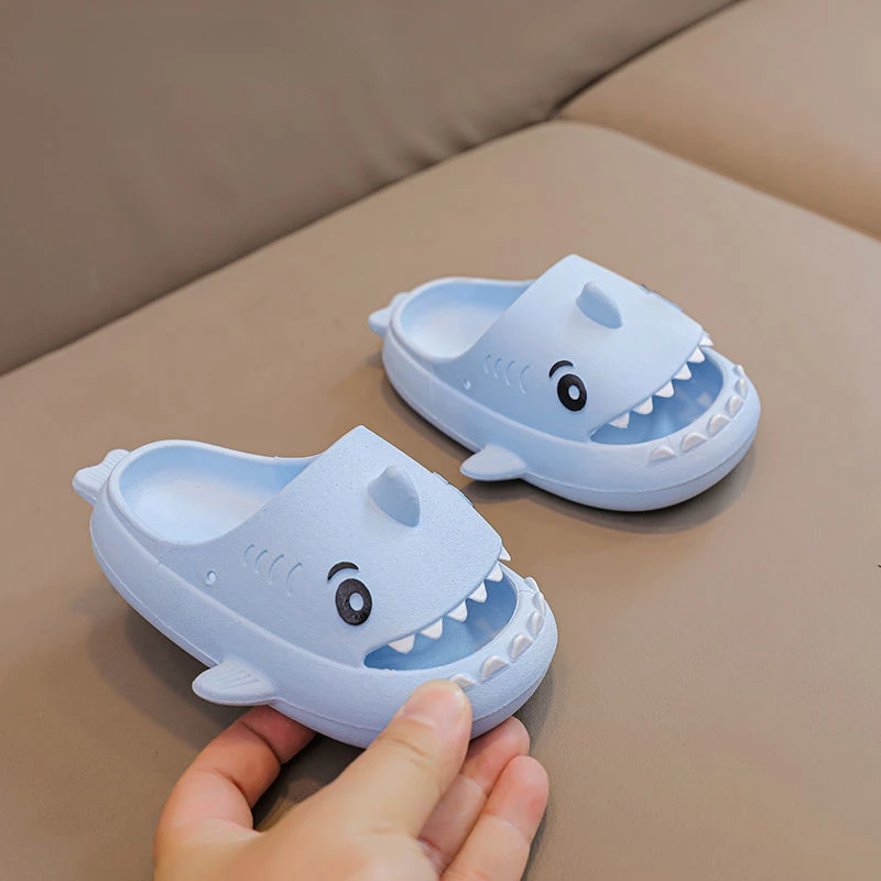 2023 Summer Shark Kids Slippers Cartoon Animals Solid Toddler Boys Girls Beach Shoes PVC Non Slip Soft Pool Children Slippers
2023 Summer Shark Kids Slippers Cartoon Animals Solid Toddler Boys Girls Beach Shoes PVC Non Slip Soft Pool Children Slippers