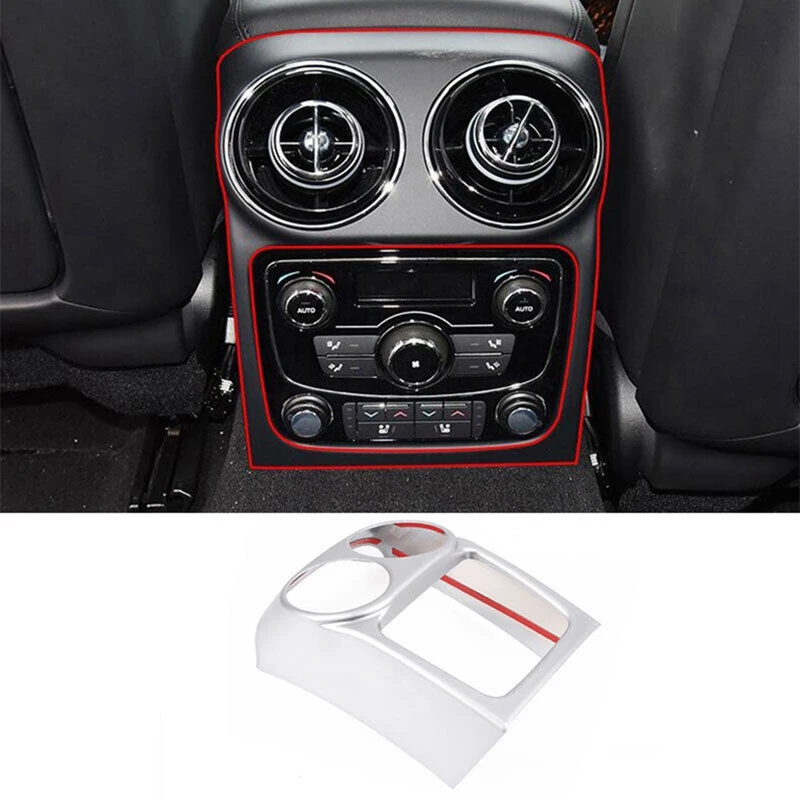 1 Piece Car Rear Seat Air Conditioning Vent Outlet Protective Trim Cover Sticker Silver Plastic For Jaguar XJ 2010-2019
1 Piece Car Rear Seat Air Conditioning Vent Outlet Protective Trim Cover Sticker Silver Plastic For Jaguar XJ 2010-2019