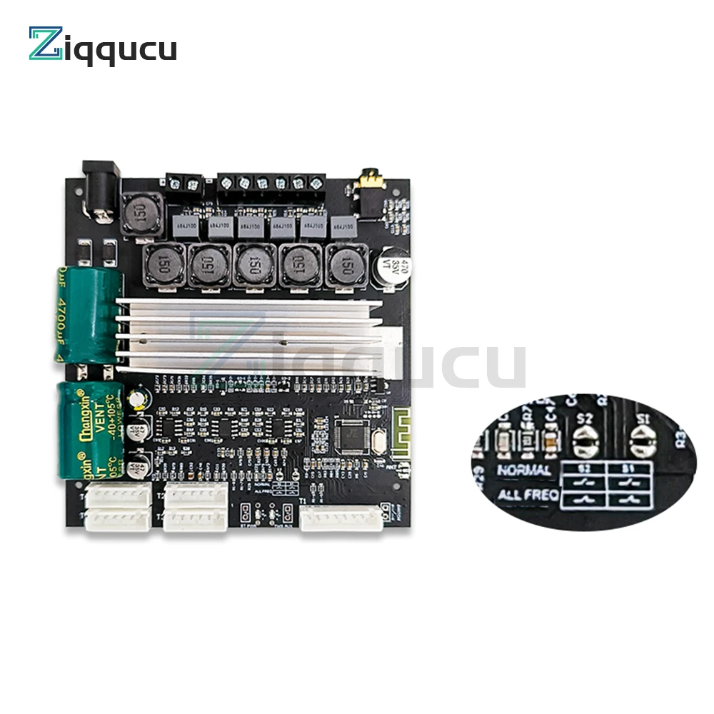 HIFI TPA3116 ZK-TB22 50 Вт + 50 Вт + 100 Вт Bluetooth 5,1 аудио бас усилитель мощности плата стерео твитер сабвуфер с приложением для телефона
HIFI TPA3116 ZK-TB22 50 Вт + 50 Вт + 100 Вт Bluetooth 5,1 аудио бас усилитель мощности плата стерео твитер сабвуфер с приложением для телефона