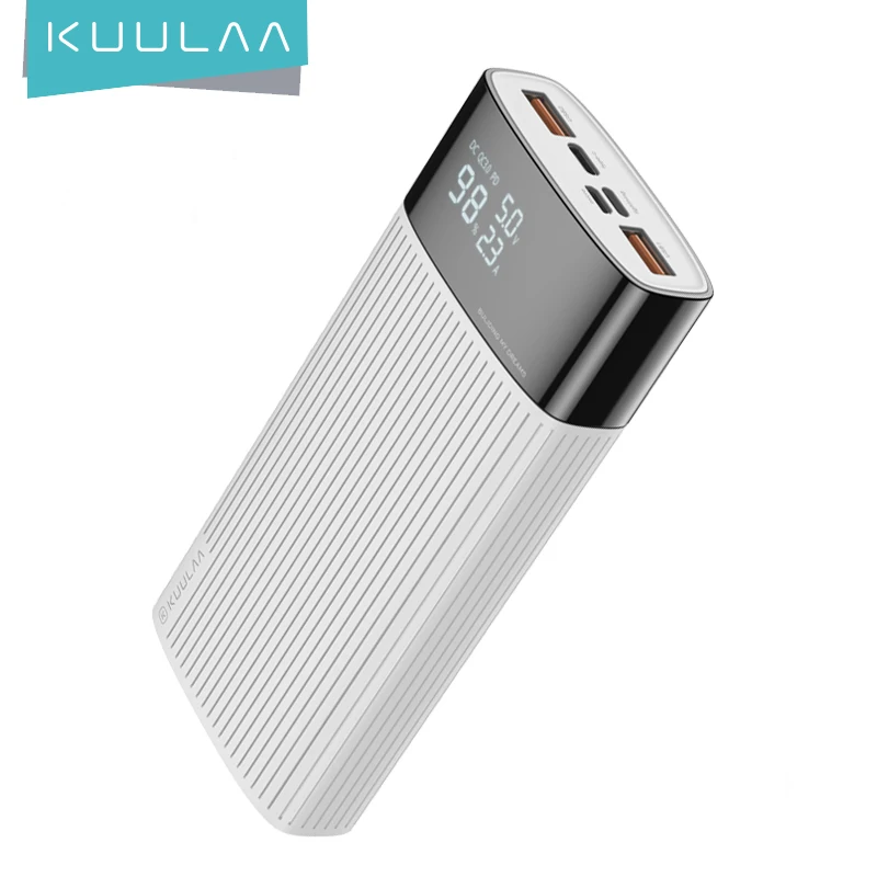 

KUULAA PowerBank 20000mAh QC PD 3.0 PoverBank Fast Charging Power Bank 20000 mAh USB External Battery Charger For Xiaomi Mi 10 9
