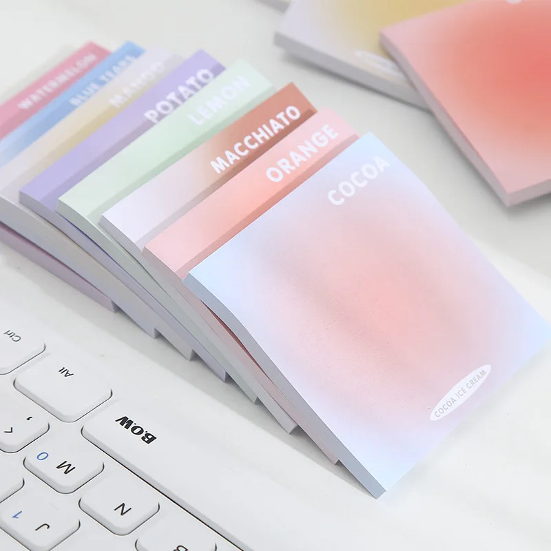 50 Sheets Sticky Stationery Notepad Posted it Office Bookmark Sticky Notes Gradient Color Stickers in notebook Memo Pad
50 Sheets Sticky Stationery Notepad Posted it Office Bookmark Sticky Notes Gradient Color Stickers in notebook Memo Pad