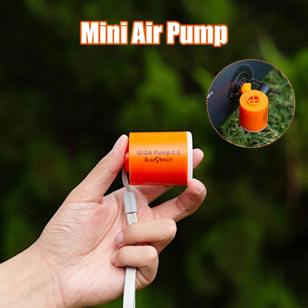 GIGA Pump 2.0 Mini Air Pump with 5 Nozzles For Mattress Mat Camping Outdoor Portable Electric Inflator Swimming Ring Vacuum Pump
GIGA Pump 2.0 Mini Air Pump with 5 Nozzles For Mattress Mat Camping Outdoor Portable Electric Inflator Swimming Ring Vacuum Pump