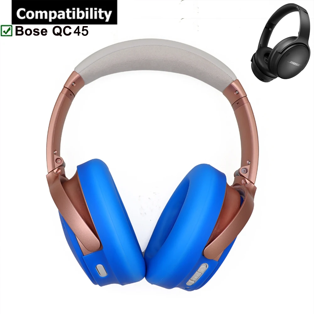 1Pair Protective Silicone Case Sweatproof Reusable Washable Cover Skin for Bose QuietComfort 45 QC45 Headphones
1Pair Protective Silicone Case Sweatproof Reusable Washable Cover Skin for Bose QuietComfort 45 QC45 Headphones