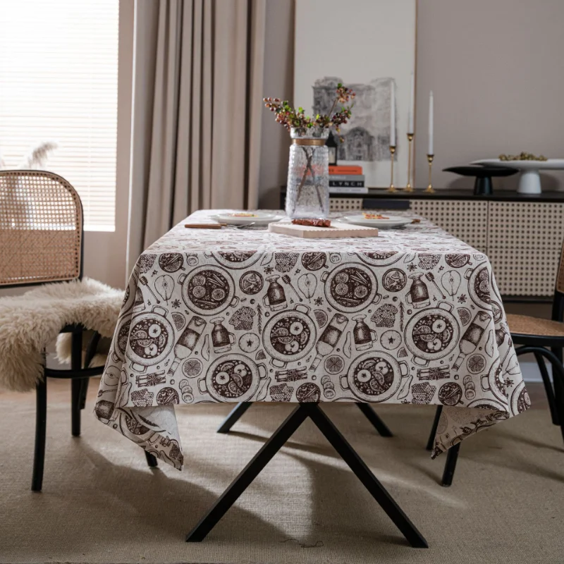 Vintage Printed Tablecloth Dustproof Table Protection Retro Flower Printed Rectangular Dining Table Cover Tea Cloths
Vintage Printed Tablecloth Dustproof Table Protection Retro Flower Printed Rectangular Dining Table Cover Tea Cloths