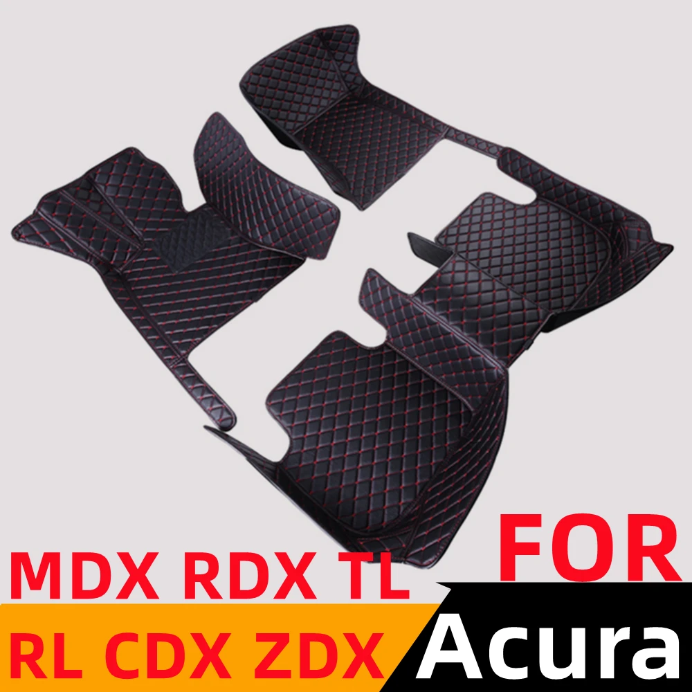 

Водонепроницаемый кожаный коврик Sinjayer под заказ, автомобильные коврики, передний и задний напольный коврик, автозапчасти, коврик для Acura RDX ZDX RL TL CDX