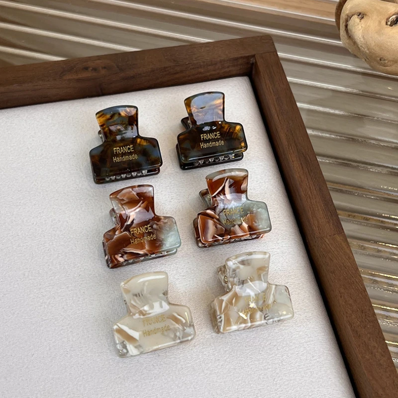 Новые заколки для волос HPUNK с ацетатным принтом для женщин и девушек, держатель для конского хвоста, маленькие заколки-Крабики, модные аксес... 
Новые заколки для волос HPUNK с ацетатным принтом для женщин и девушек, держатель для конского хвоста, маленькие заколки-Крабики, модные аксес...