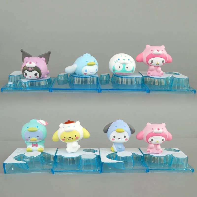 8Pcs/suit Kawaii Hellokittys Mymelody Kuromi Cinnamoroll Sanrioed Accessories Cute Anime Model Doll Ornament Cake Decoration Toy
8Pcs/suit Kawaii Hellokittys Mymelody Kuromi Cinnamoroll Sanrioed Accessories Cute Anime Model Doll Ornament Cake Decoration Toy