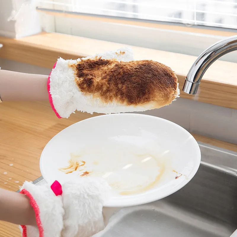 1pair Cleaning Gloves Kitchen Dish Washing Glove for Household Scrubber Kitchen Clean Tool 
1pair Cleaning Gloves Kitchen Dish Washing Glove for Household Scrubber Kitchen Clean Tool