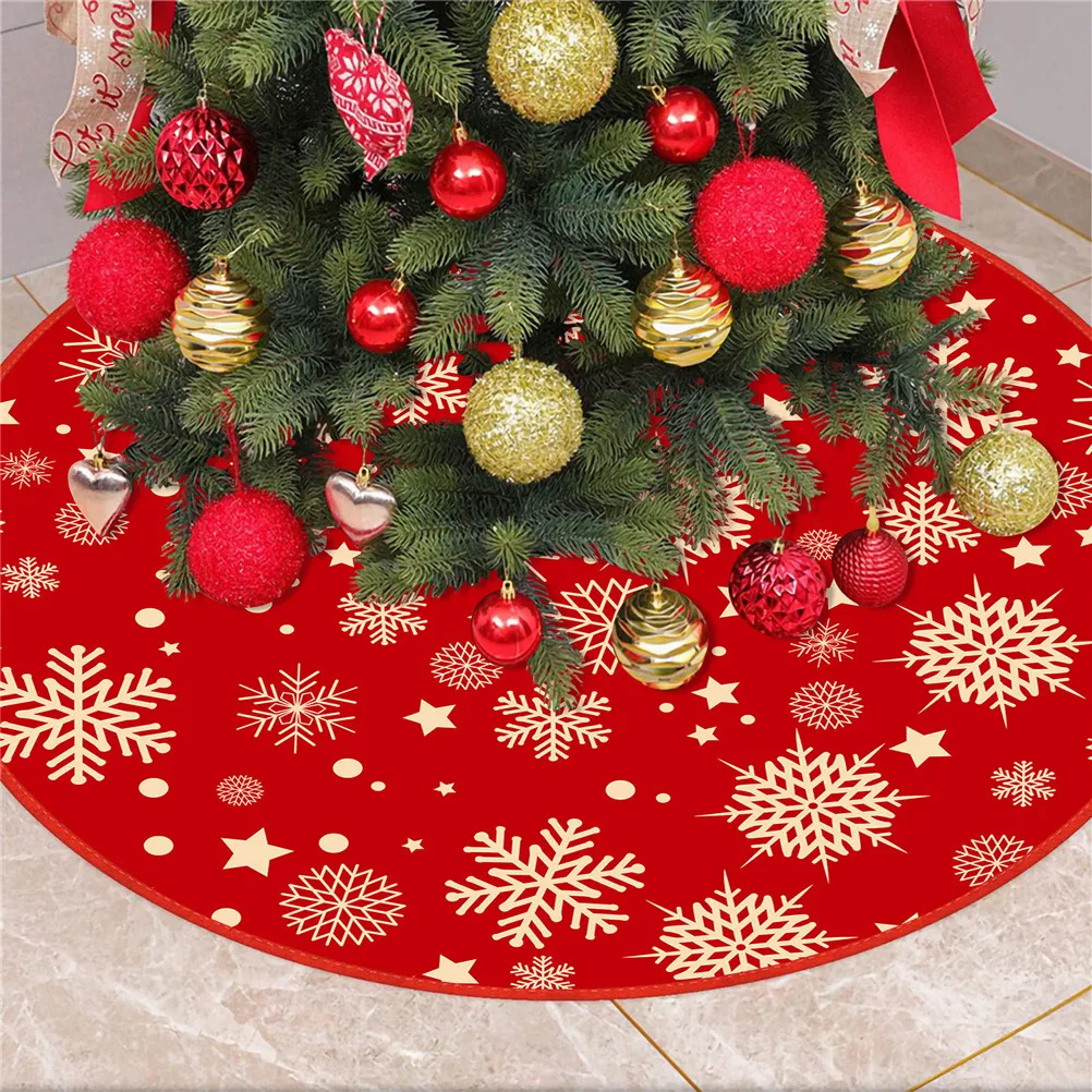Red Christmas Tree Skirts Plush Carpet Xmas Floor Mat Ornaments Merry Christmas New Year Christmas Tree Decor
Red Christmas Tree Skirts Plush Carpet Xmas Floor Mat Ornaments Merry Christmas New Year Christmas Tree Decor