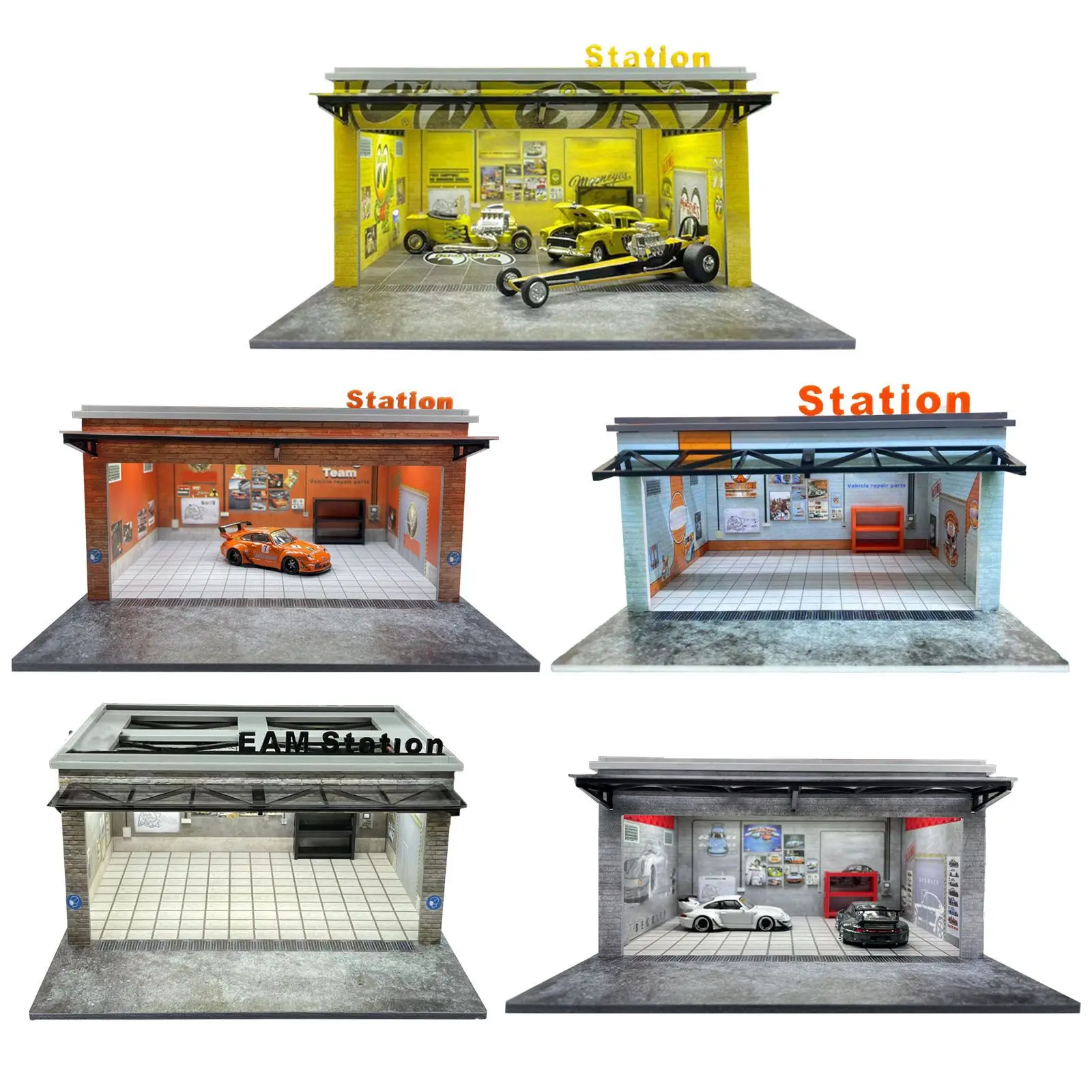 Сборная модель Диона 1:64, светодиодная подсветка, модель гаража, дисплей для парковочной станции
Сборная модель Диона 1:64, светодиодная подсветка, модель гаража, дисплей для парковочной станции