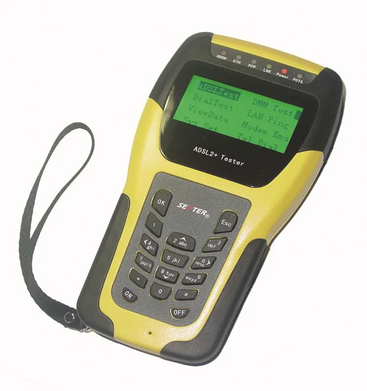 ST332B handheld VDSL2+ Tester/ XDSL TESTER 2+ line voltage indication DMM function
ST332B handheld VDSL2+ Tester/ XDSL TESTER 2+ line voltage indication DMM function