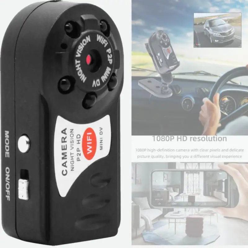 Мини-камера Q7 1080P P2P Wi-Fi, беспроводная IP-камера с инфракрасным ночным видением, видеокамера, маленькая камера, Прямая поставка
Мини-камера Q7 1080P P2P Wi-Fi, беспроводная IP-камера с инфракрасным ночным видением, видеокамера, маленькая камера, Прямая поставка