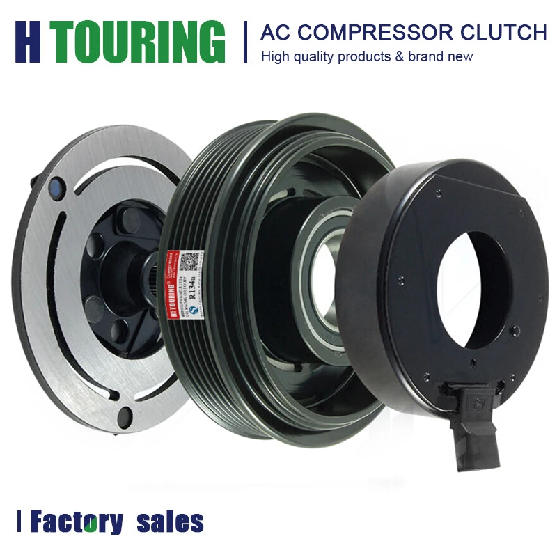 

A/C AC Air Conditioning Compressor Clutch Pulley for RENAULT MEGANE GRAND SCENIC / Nissan DUALIS J10 JJ10 ALMERA N16 1.5 1.6