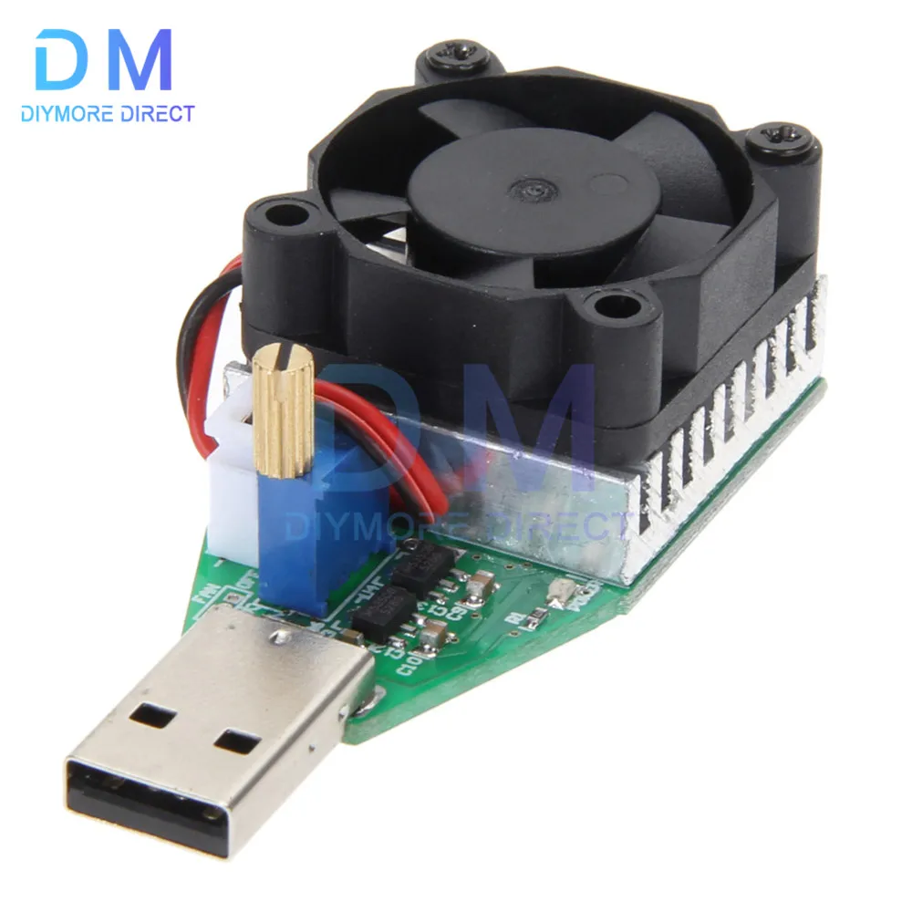 15W DC 3V-21V Electronic Test Load Resistor USB Interface Battery Discharge Capacity Tester With Fan Adjustable Current Module
15W DC 3V-21V Electronic Test Load Resistor USB Interface Battery Discharge Capacity Tester With Fan Adjustable Current Module