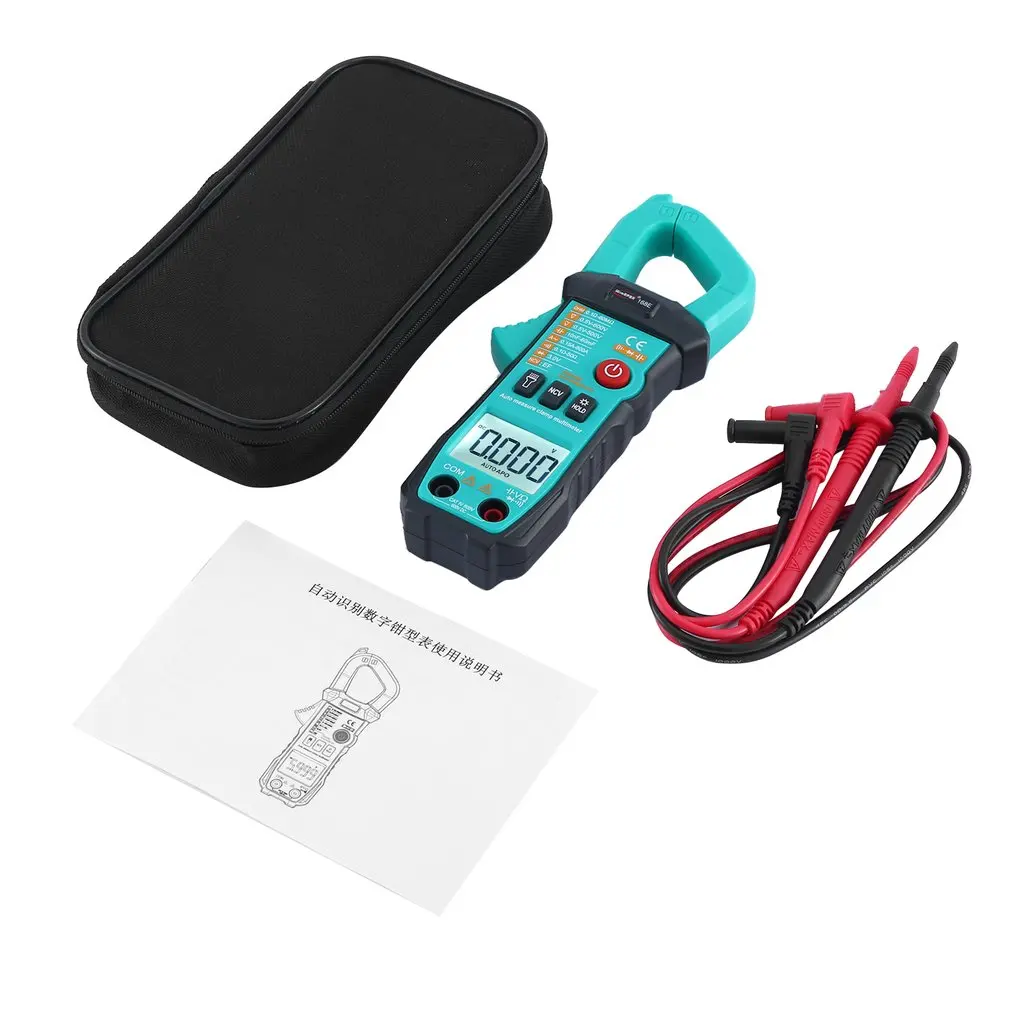 VC168E Handheld Pocket Digital Clamp Multimeter True RMS Measurement Intelligent Anti-burn Digital Clamp Multimeter
VC168E Handheld Pocket Digital Clamp Multimeter True RMS Measurement Intelligent Anti-burn Digital Clamp Multimeter