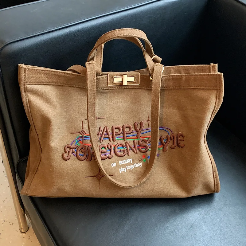 Роскошные винтажные сумки на плечо для женщин, вместительные холщовые тоуты в стиле Ins, шикарная Женская сумочка, кошелек, сумка для покупок
Роскошные винтажные сумки на плечо для женщин, вместительные холщовые тоуты в стиле Ins, шикарная Женская сумочка, кошелек, сумка для покупок