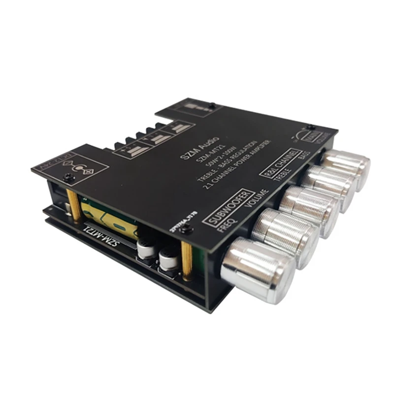 MT21 2.1 Channel Bluetooth 5.0 Subwoofer Amplifier Board Power Audio Stereo Amplifier Board Bass AMP AUX
MT21 2.1 Channel Bluetooth 5.0 Subwoofer Amplifier Board Power Audio Stereo Amplifier Board Bass AMP AUX