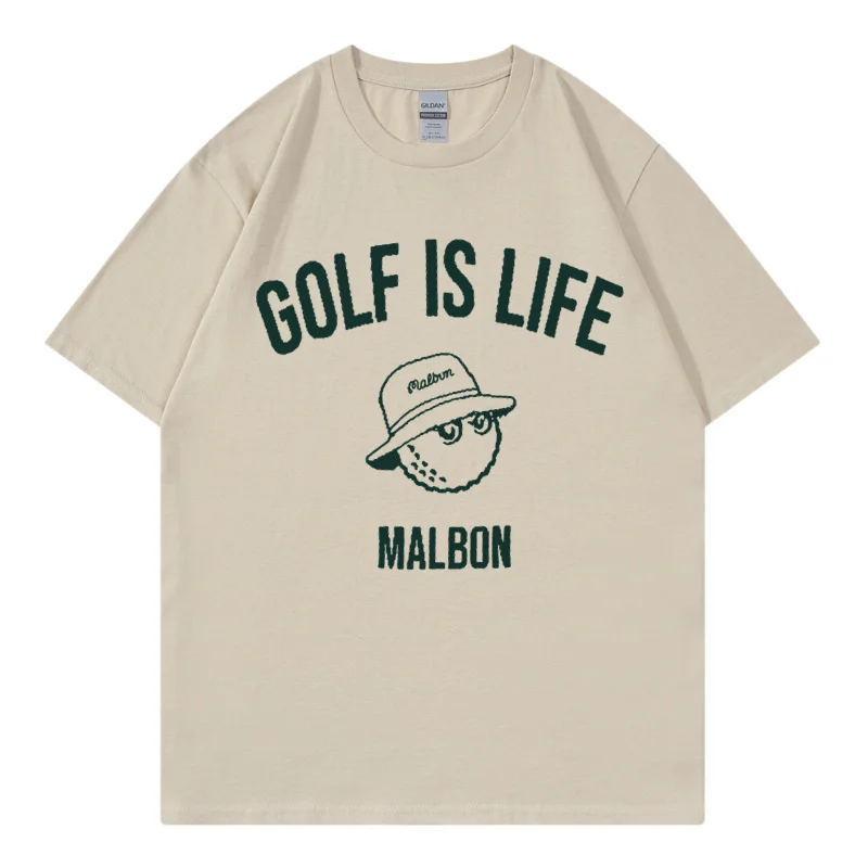 Malbon Golf T-shirt Men's and Women's Fisherman's Hat Short Sleeve Fashion Cotton Pullover Loose Couple Korean Oversized T-shirt
Malbon Golf T-shirt Men's and Women's Fisherman's Hat Short Sleeve Fashion Cotton Pullover Loose Couple Korean Oversized T-shirt